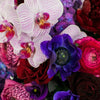 Jewel garden bouquet closeup